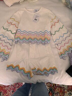 Lola and The Boys multi color wave set in size 8 and 10